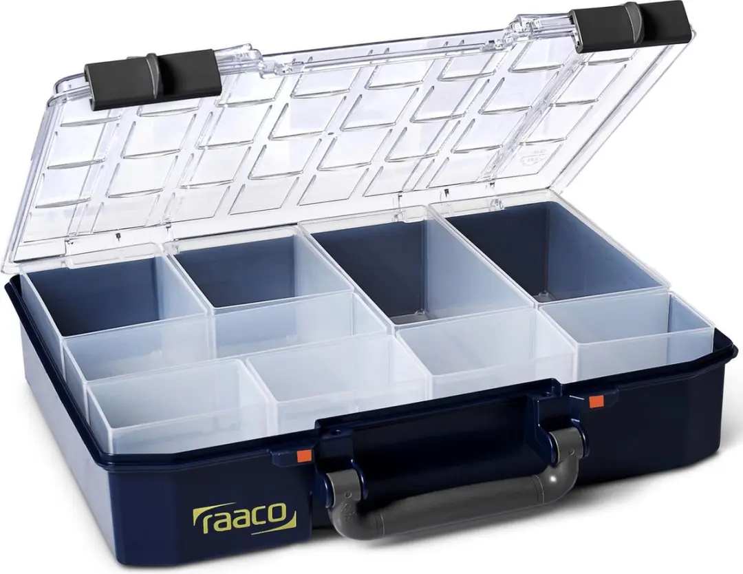Raaco CarryLite 80 Assortimentsdoos - 9 Inzetbakjes - 278x337x79mm