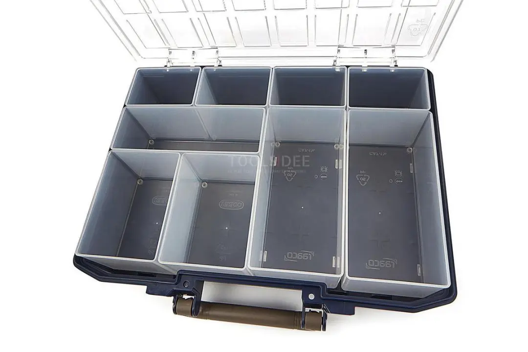 Raaco CarryLite 80 Assortimentsdoos - 9 Inzetbakjes - 278x337x79mm
