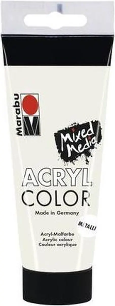 Marabu Acrylcolor Metallic Wit 100ml