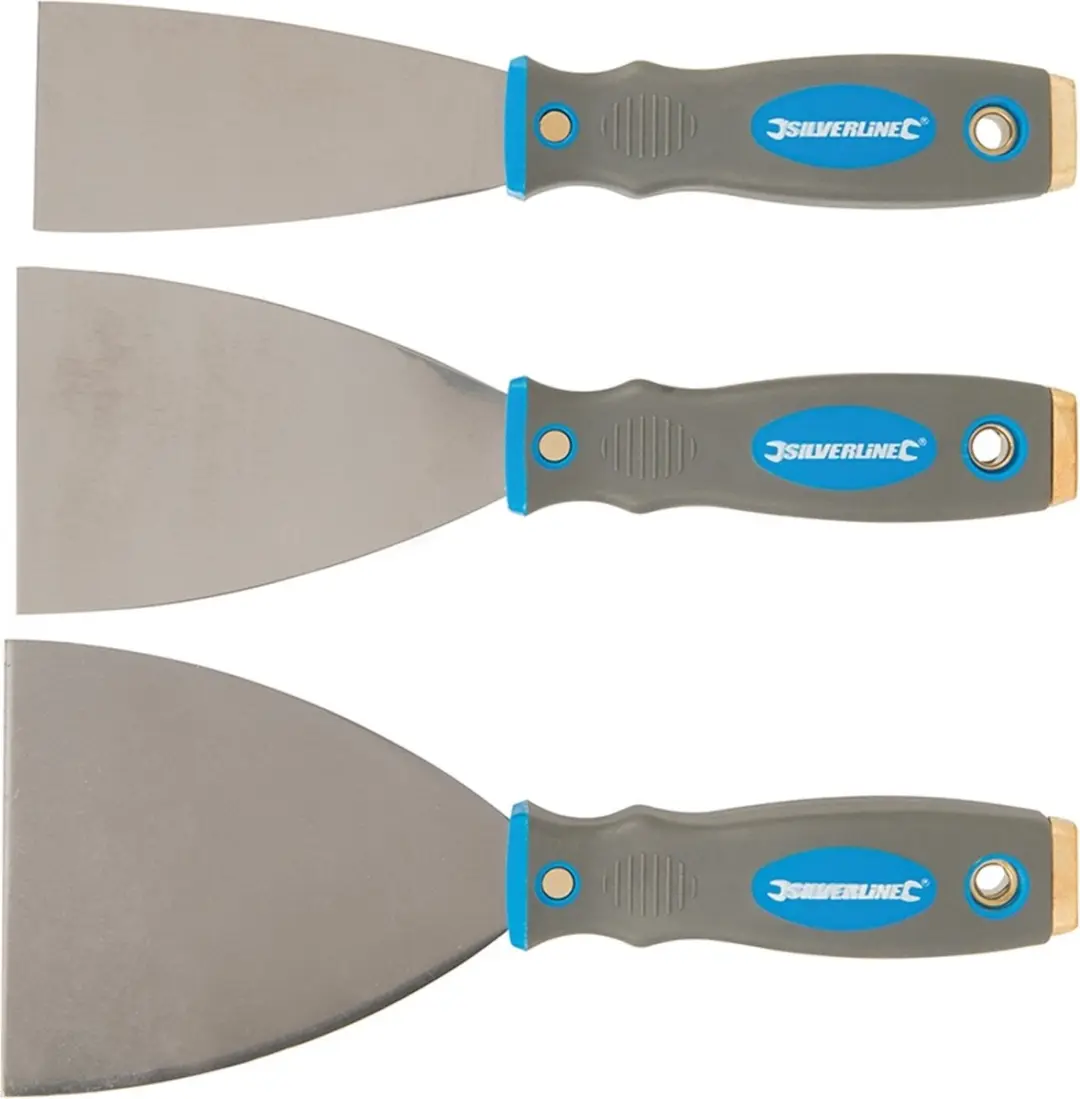 Silverline Plamuurmessen Set 3-delig