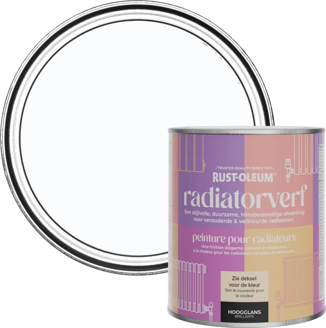 Rust-Oleum Ijskap Radiatorverf Hoogglans 750ml