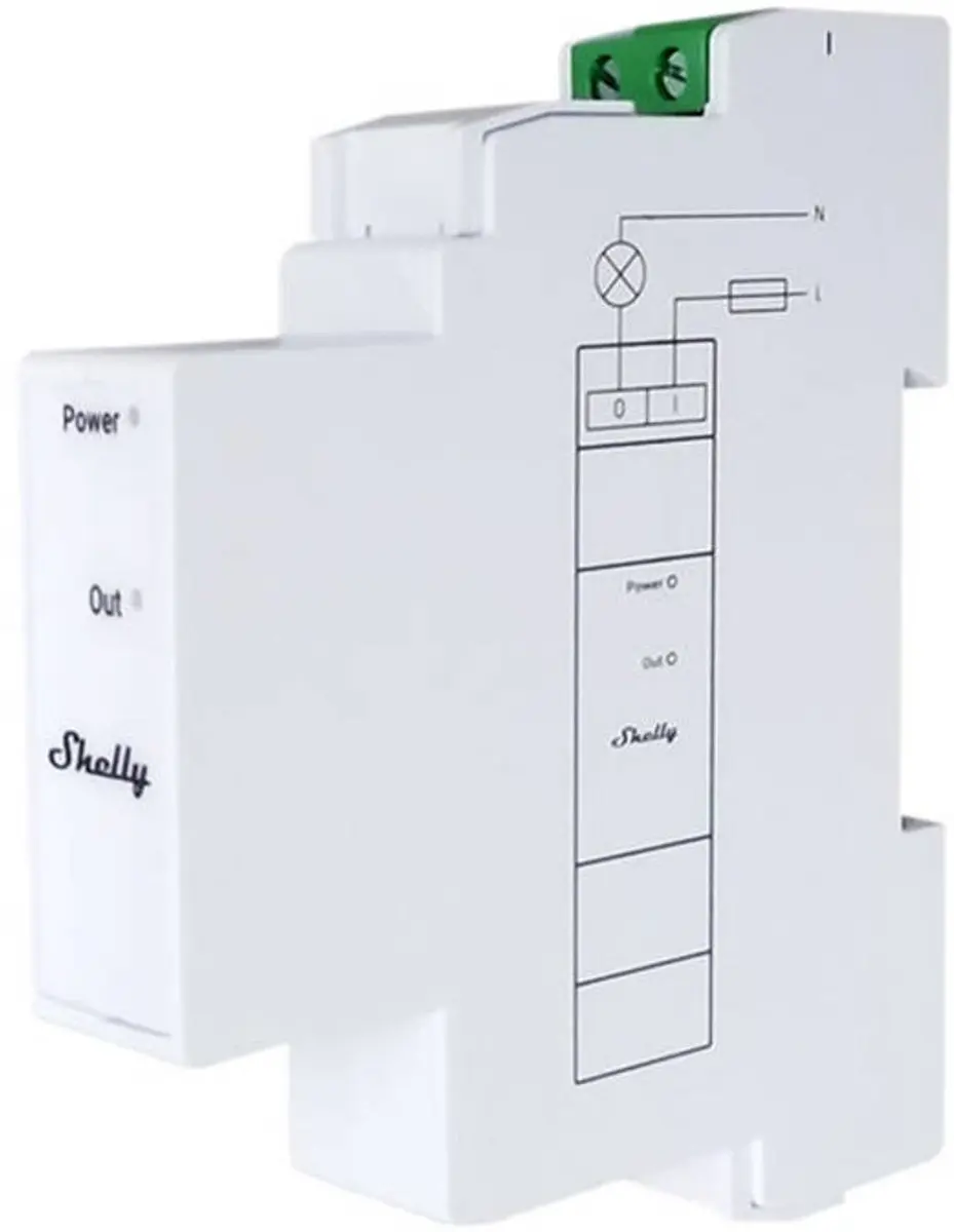 Shelly Pro 3EM Add-on Elektriciteitsmeter - Wit