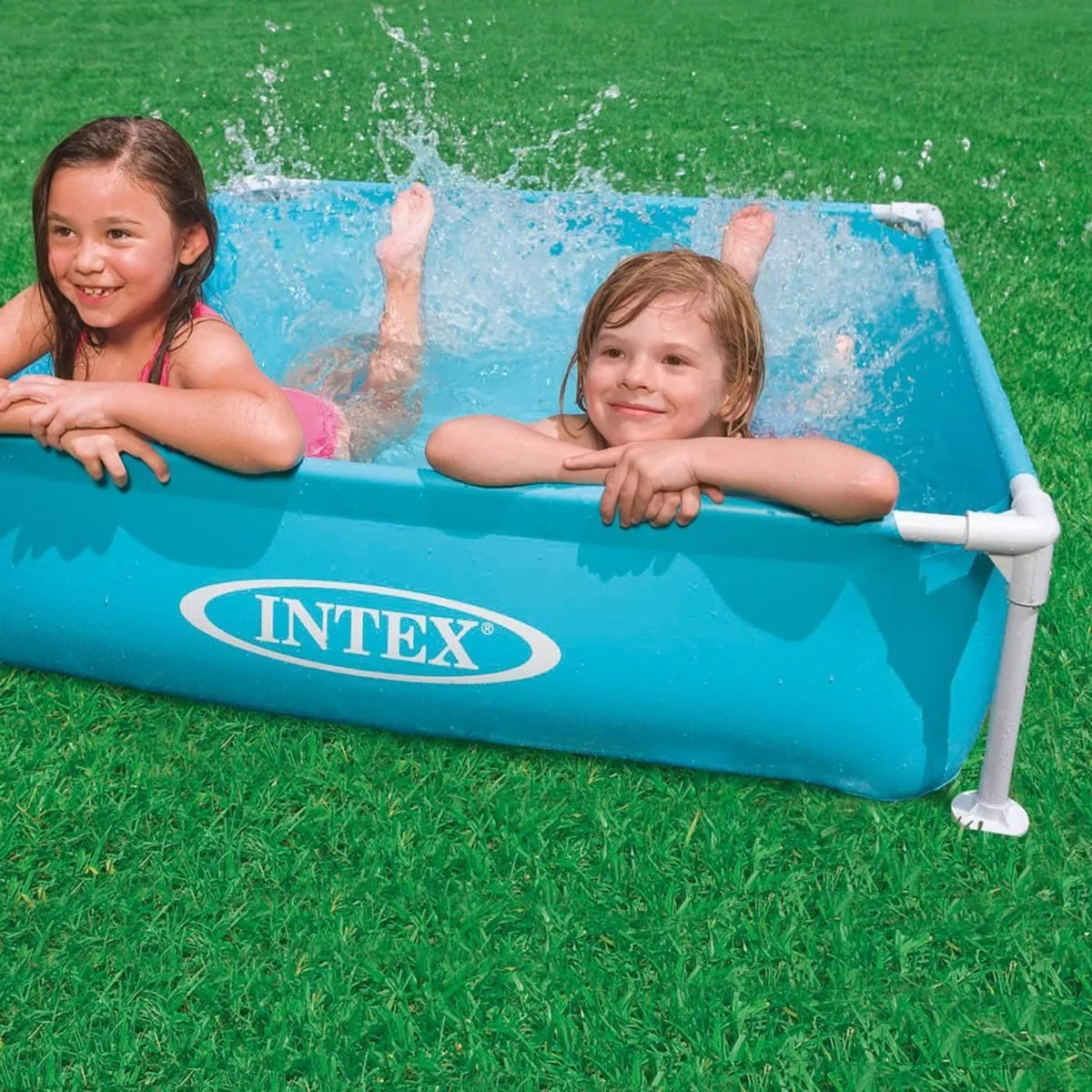 Intex Mini Frame Opzetzwembad 122x30cm - Blauw