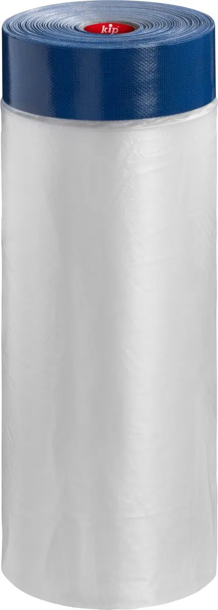 Kip 384 Stuc Afdekfolie + Textieltape - 550mm x 18m - Meerkleurig