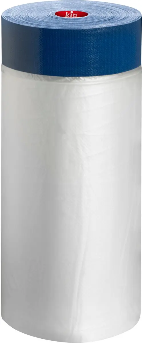 Kip 384 Stuc Afdekfolie + Textieltape - 550mm x 18m - Meerkleurig