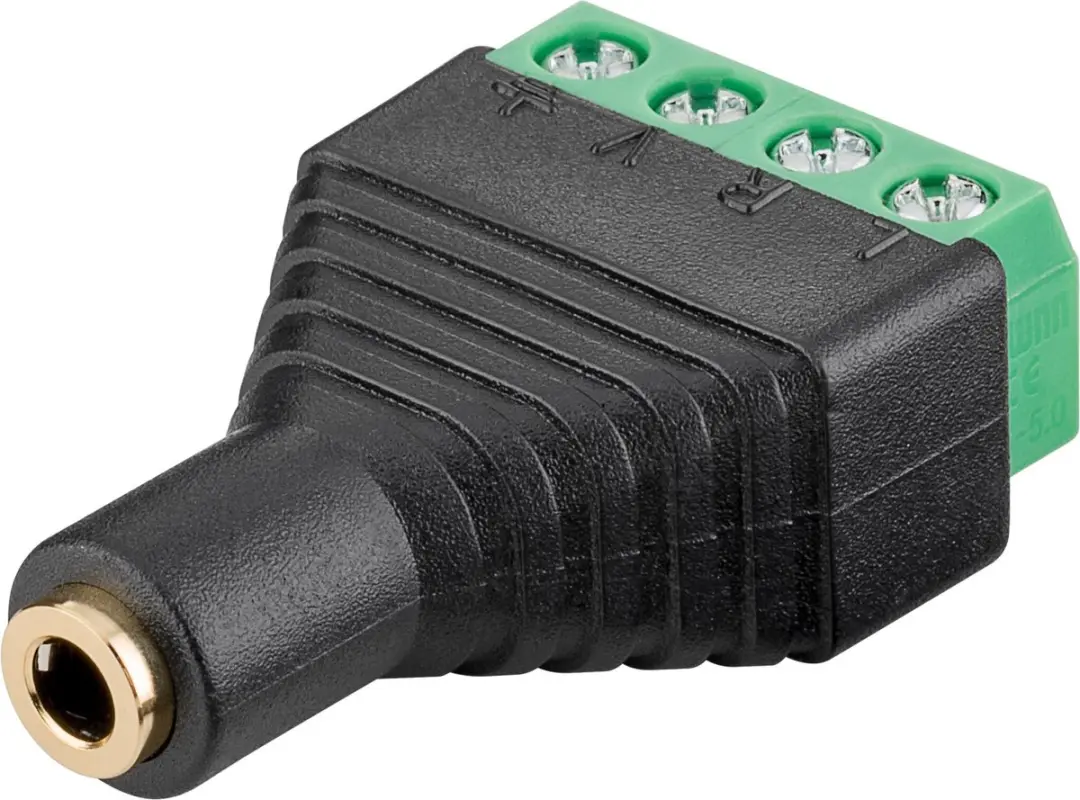 Goobay 3,5mm Jack Terminal Block