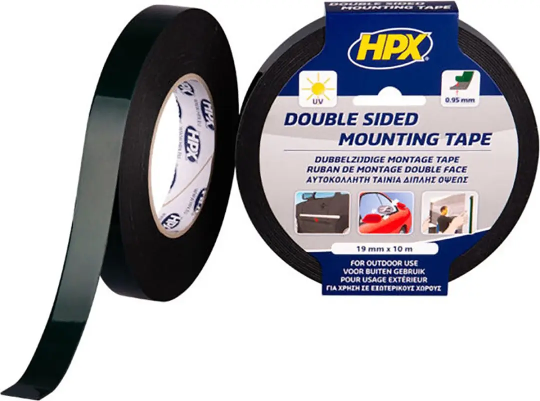 HPX Dubbelzijdige Bevestigingstape 19mm x 50m
