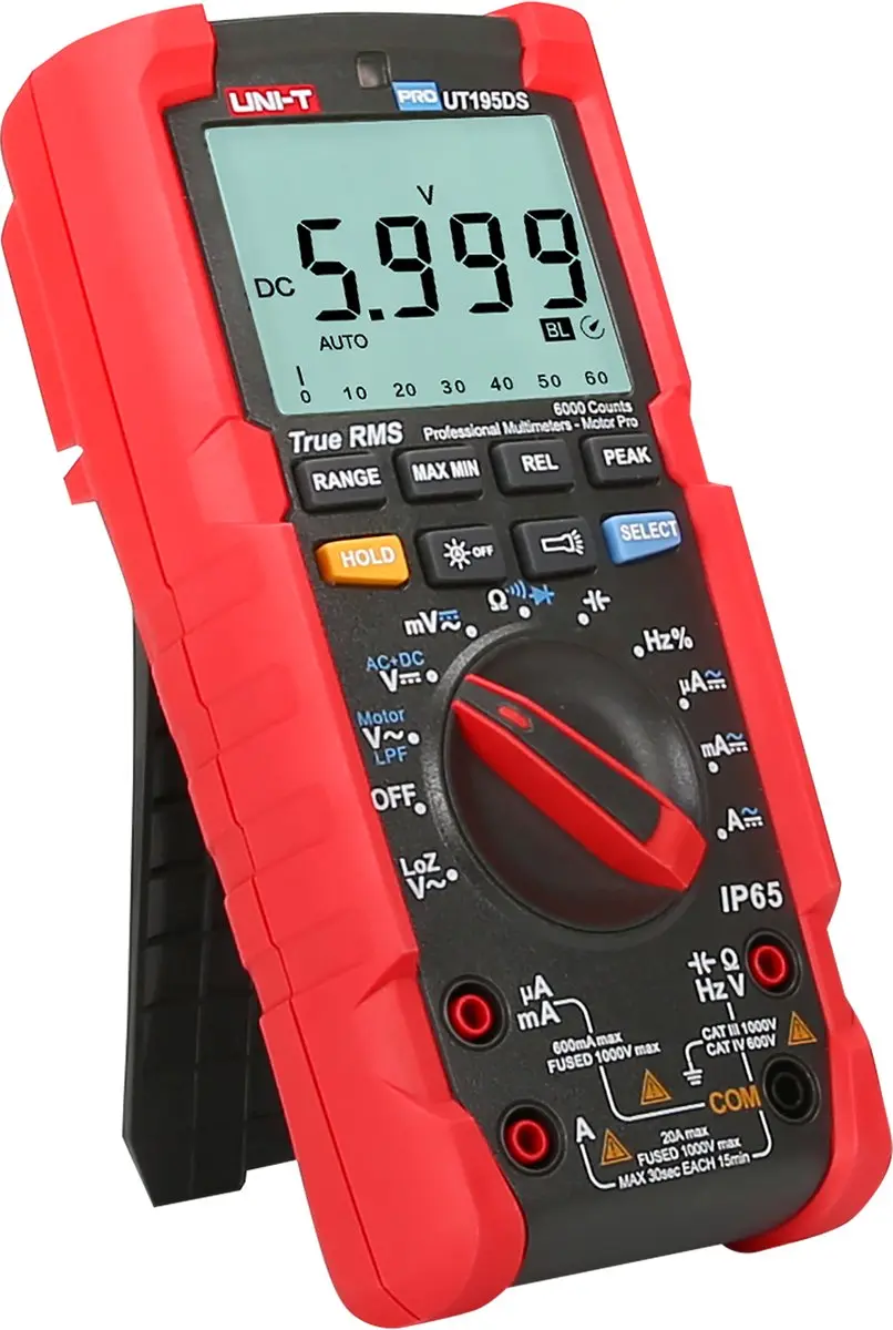 UNI-T UT195DS Multimeter - True RMS - Zwart