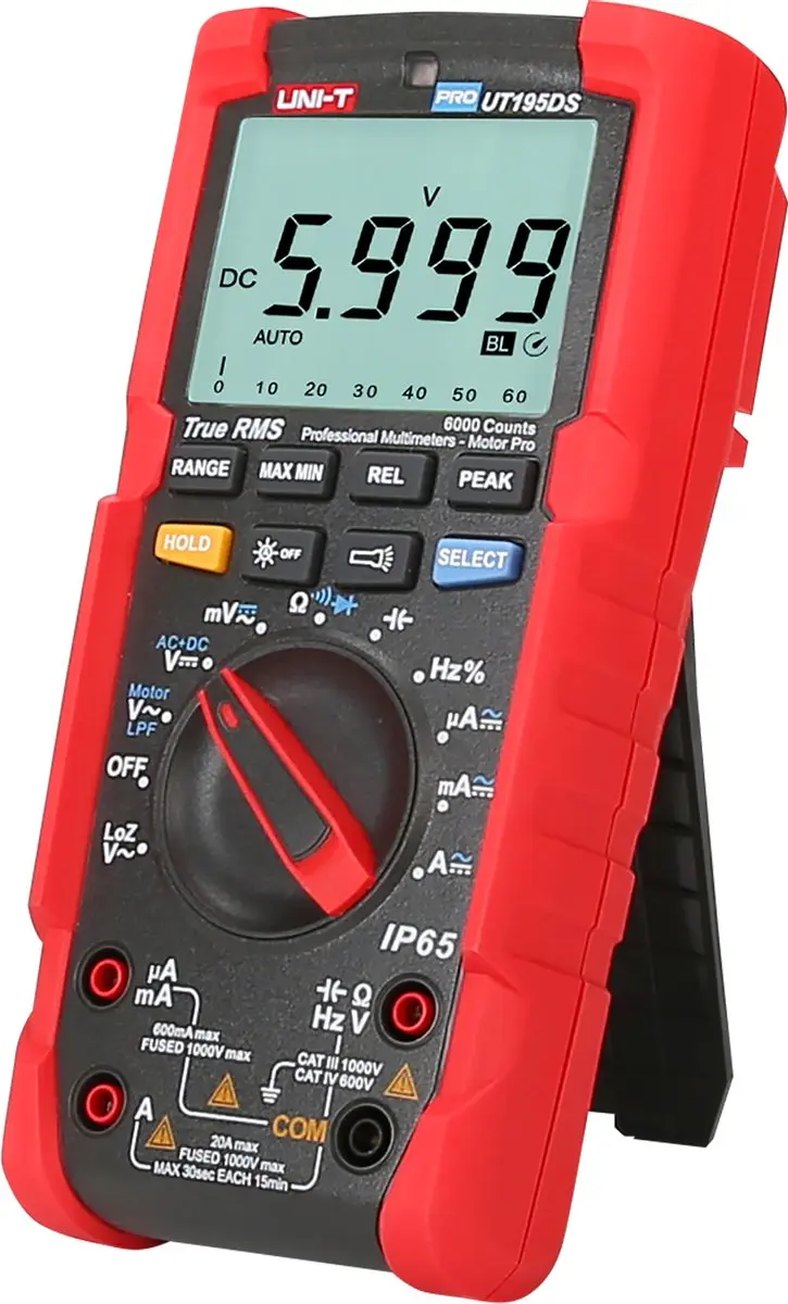 UNI-T UT195DS Multimeter - True RMS - Zwart