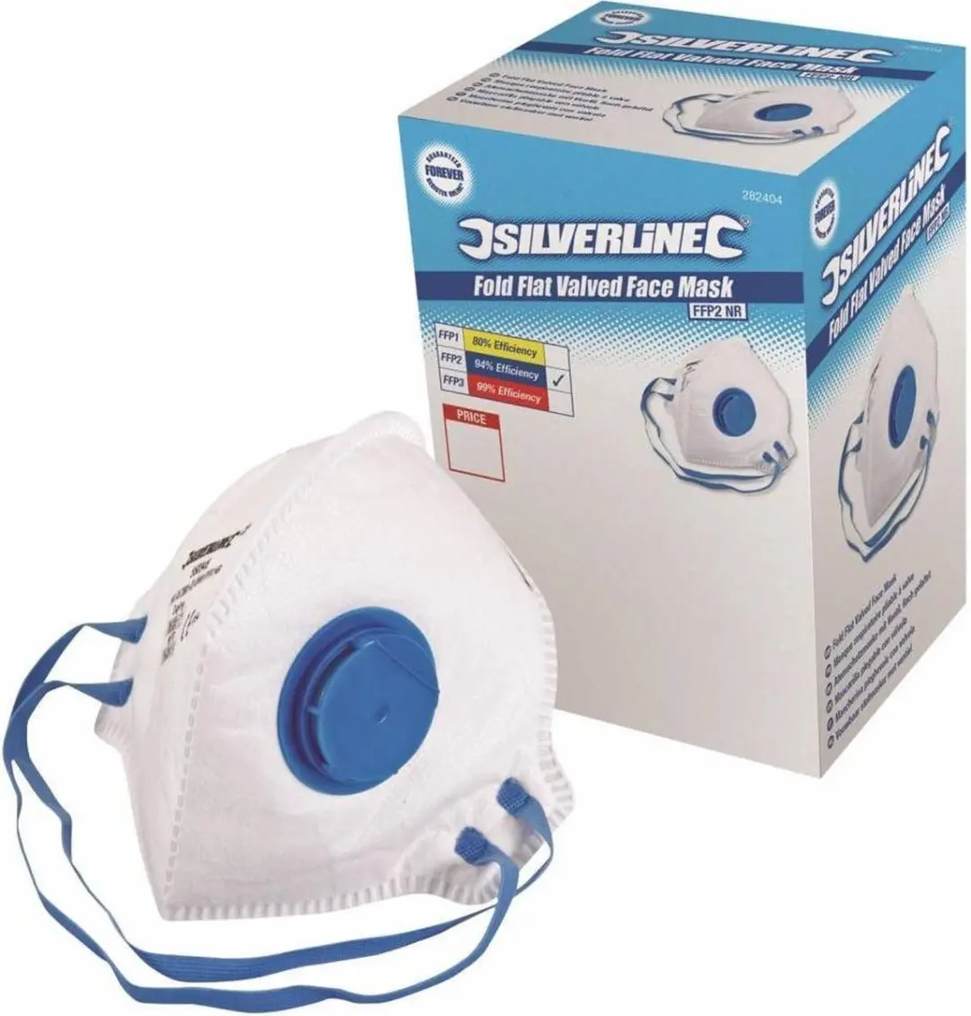 Silverline FFP2 Stofmasker met Ventiel - 25 Stuks - afbeelding 6 van 6