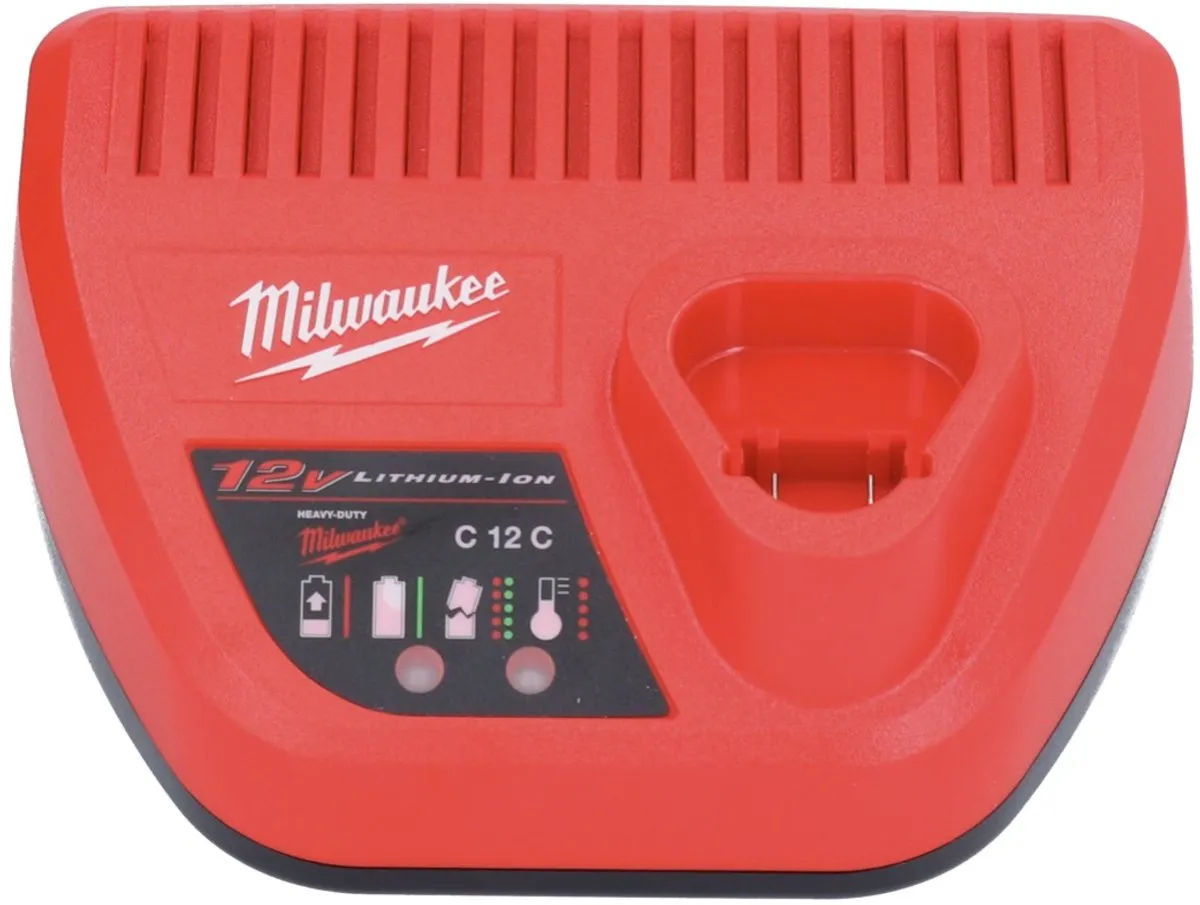 Milwaukee M12 NRG-603 Starterset - 3x 6,0Ah Accu + C12 C Oplader