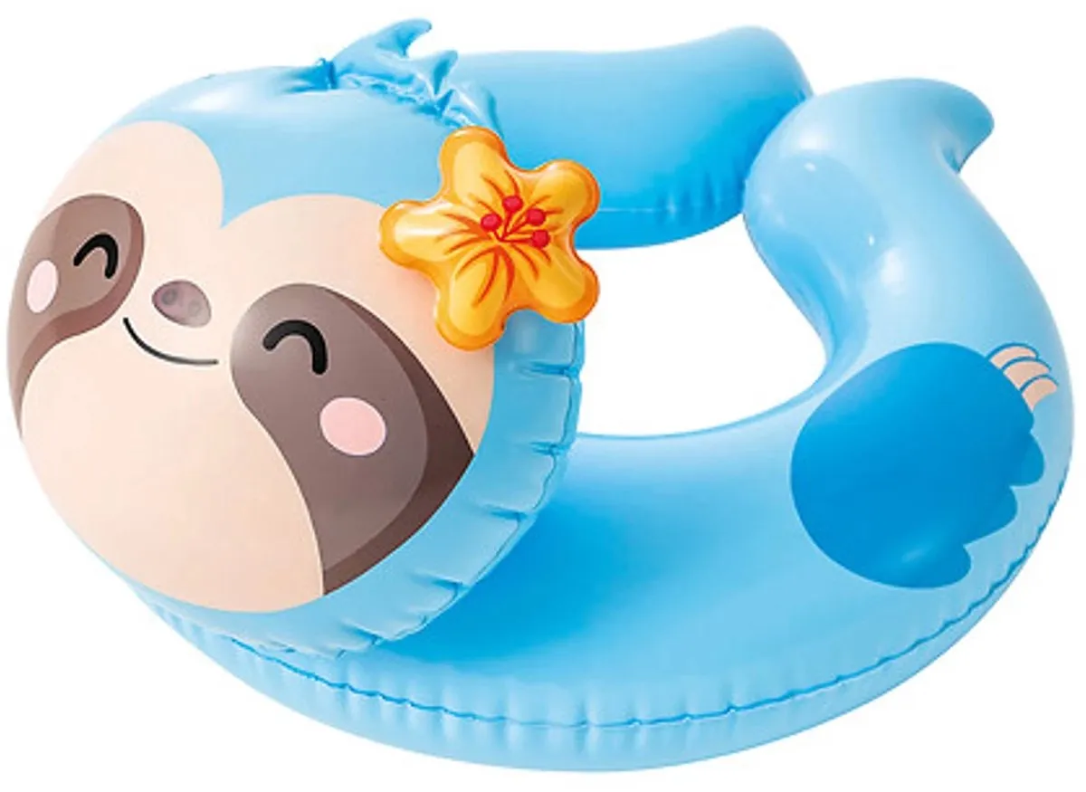 Intex Zwemring Luiaard Blauw 58cm