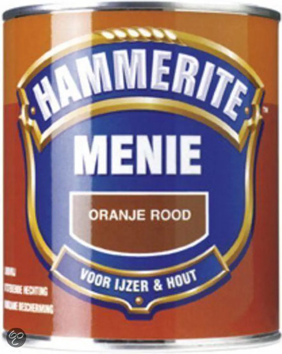 Hammerite Menie Oranje Rood 250ml