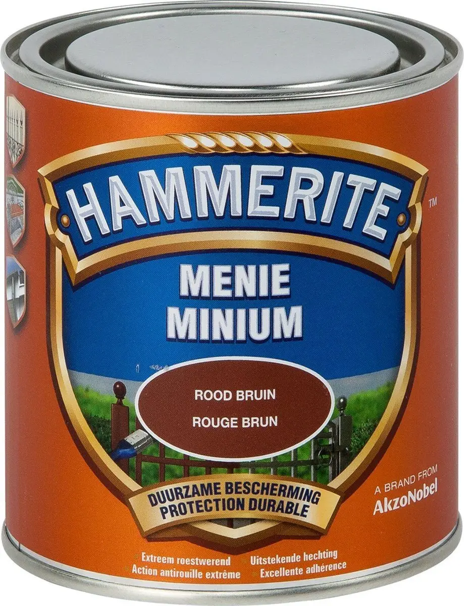 Hammerite Menie Oranje Rood 250ml