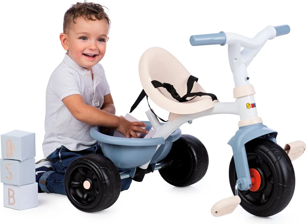 Smoby Be Fun Blauwe Driewieler - 15+ maanden - afbeelding 6 van 6