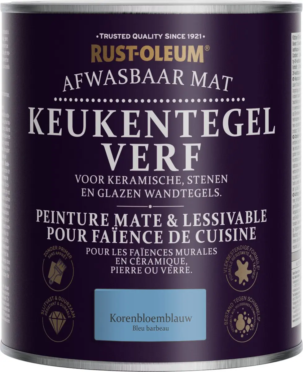 Rust-Oleum Korenbloemblauw Verf 750ml