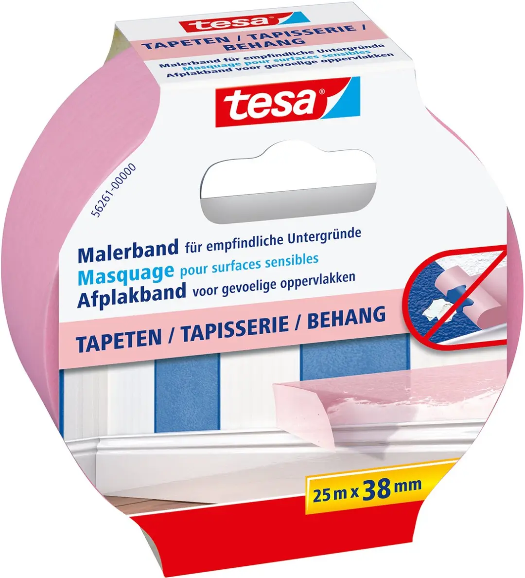 Tesa Perfect+ Schilderstape 50m x 50mm - Beige