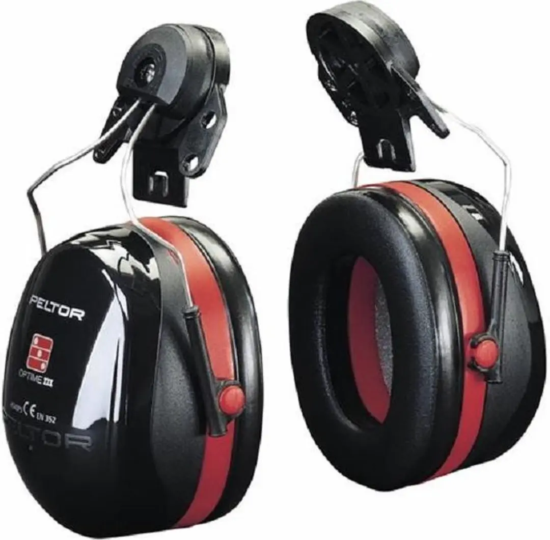 3M Peltor H540 Optime III Gehoorkap - P3E - Zwart/Rood