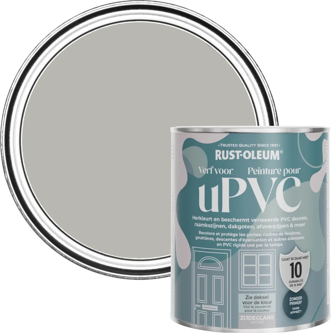 Rust-Oleum Grijs Zijdeglans Verf 750ml