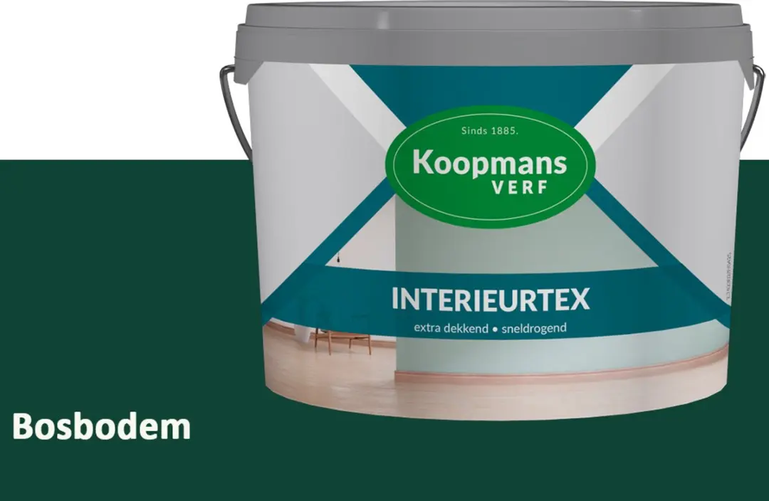 Koopmans Interieurtex Matte Muurverf Bosbodem 2,5L