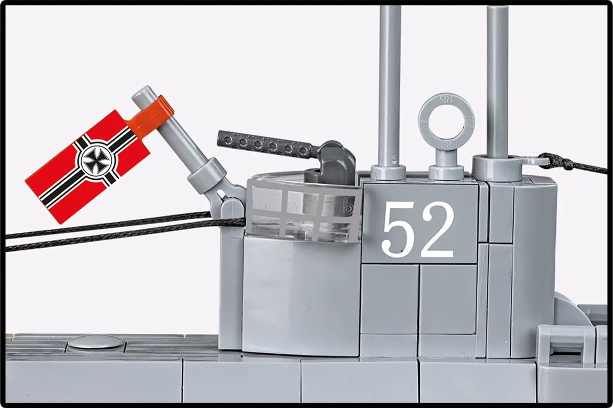 Cobi 4852 U-Boat U52 VIIB - 474 Onderdelen - Zwart/Grijs