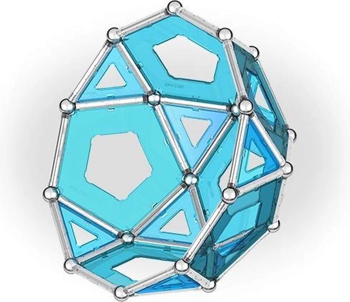 Geomag Pro-L 110-delige Set - 110 Stuks - Blauw/Zilver