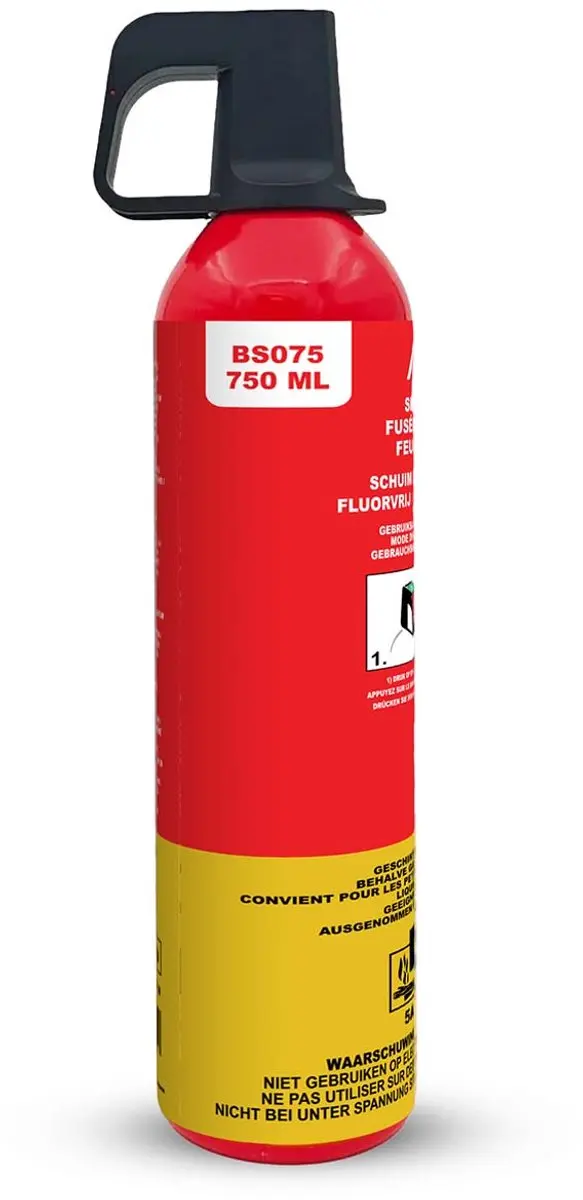 Alecto BS075 Blusspray 750ml - Brandklasse A/F - Rood