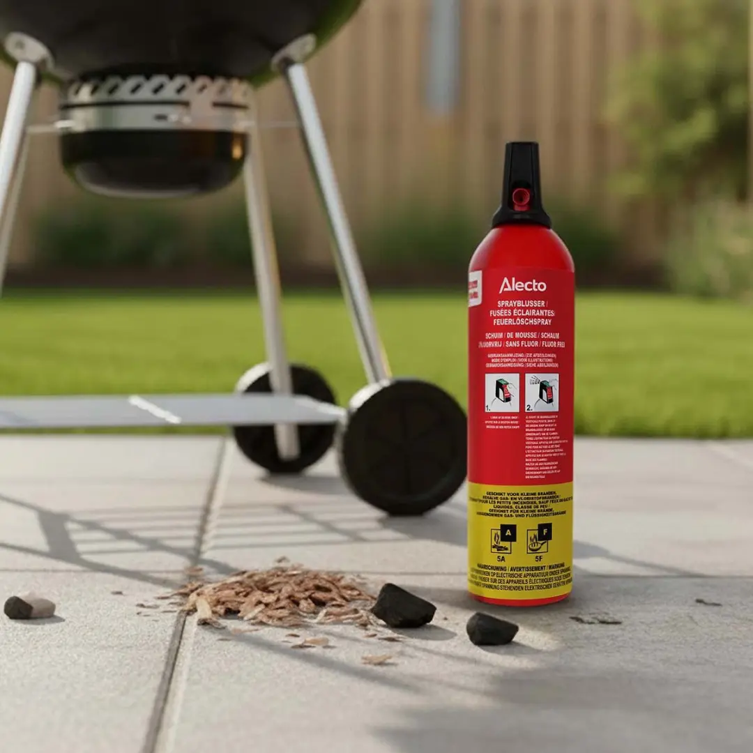 Alecto BS075 Blusspray 750ml - Brandklasse A/F - Rood