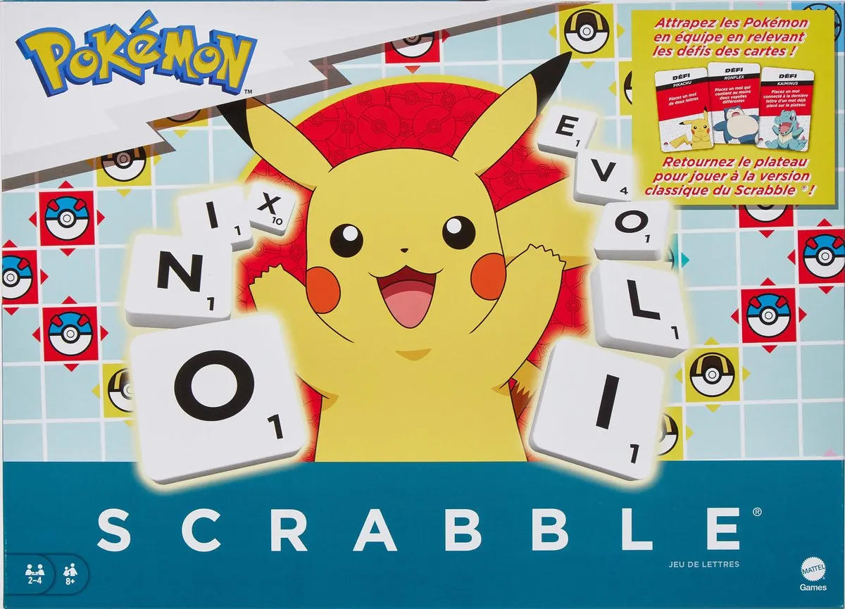 Mattel Games Scrabble Pokémon HXT27 Bordspel