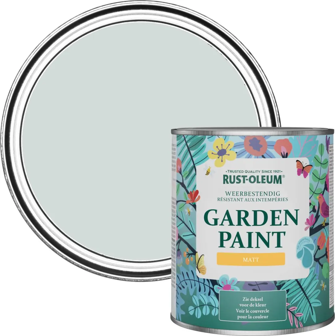 Rust-Oleum Tuinverf Lichtgrijs Matt 750ml