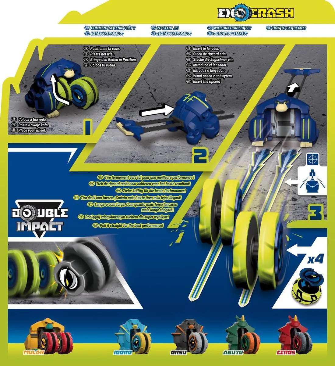 Goliath Exocrash Gorilla 30124006 - Donkerblauw