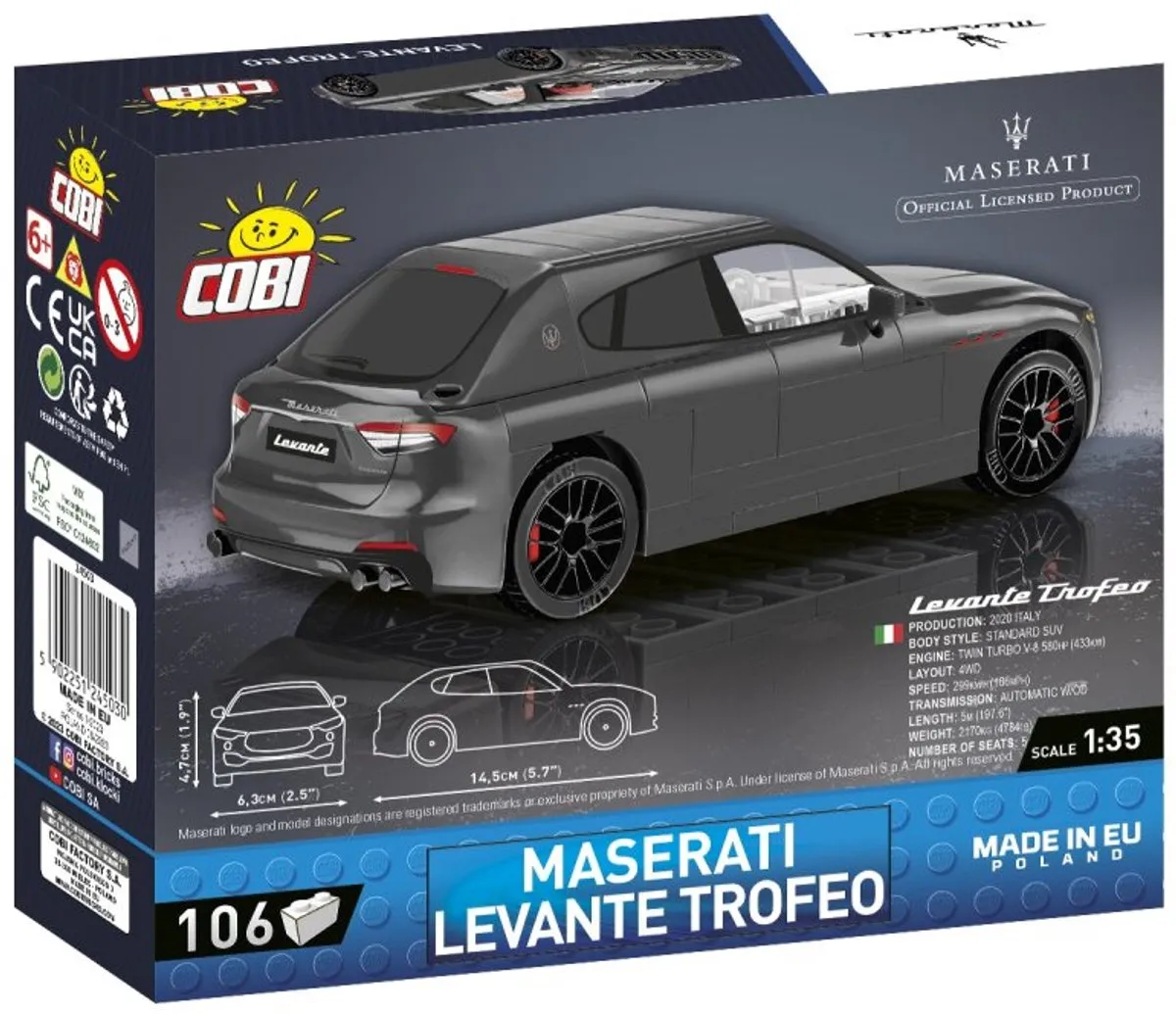 Cobi Levante Trofeo COBI-24503 - 106 Stukken - Meerkleurig