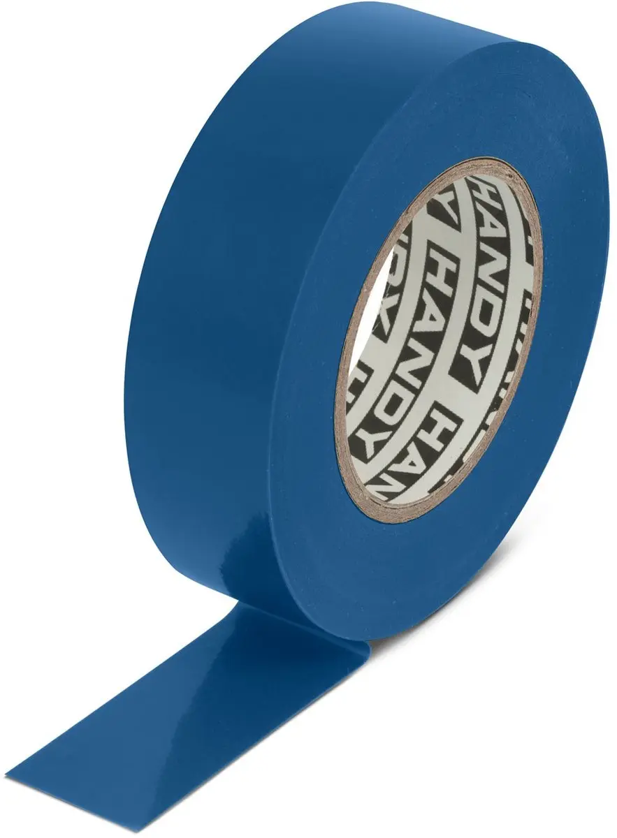 Handy Isolatietape Blauw 20m x 19mm - 10 Rollen
