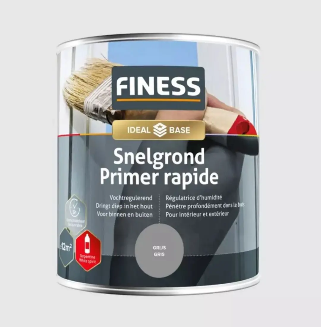 Finess Snelgrond Grijs 750ml