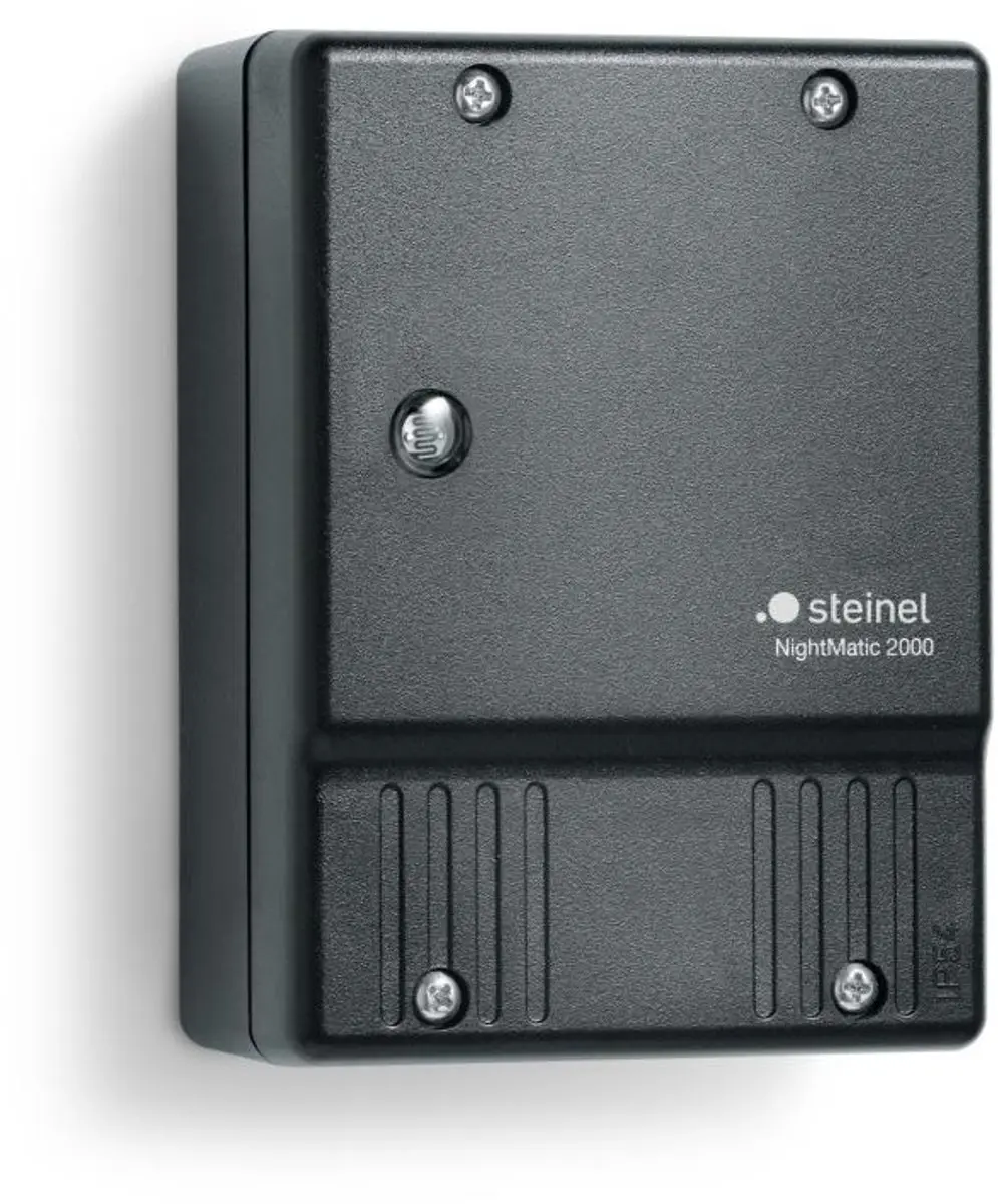 Steinel NightMatic 2000 Schemerschakelaar - 1000W - IP54 - Zwart