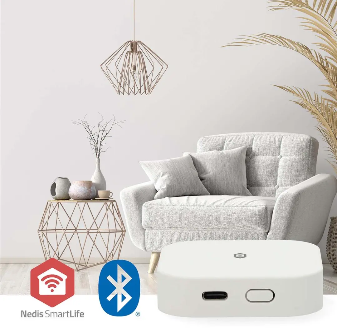 Nedis SmartLife Zigbee Gateway WIFIZBT10WT - 50 Apparaten - Wit
