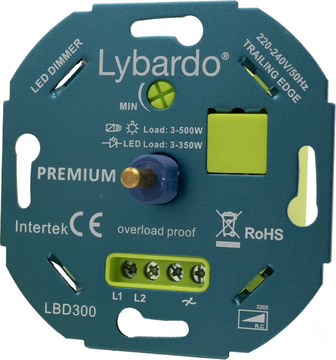 Lybardo Pro LED Dimmer Inbouw 3-350W - Groen