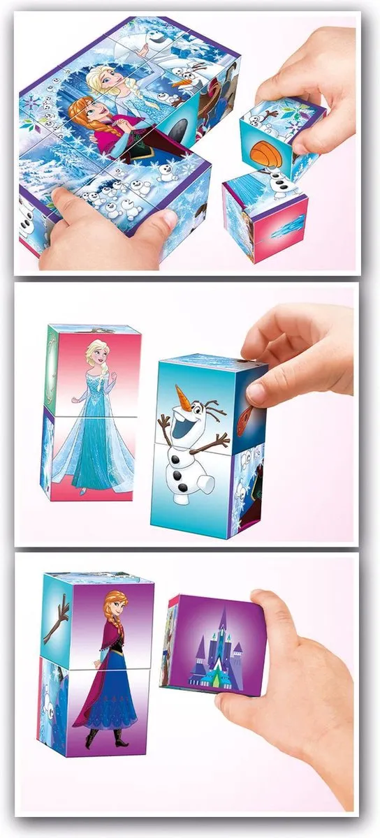 Clementoni Blokken 12 Multi Play Frozen - 12 Stuks