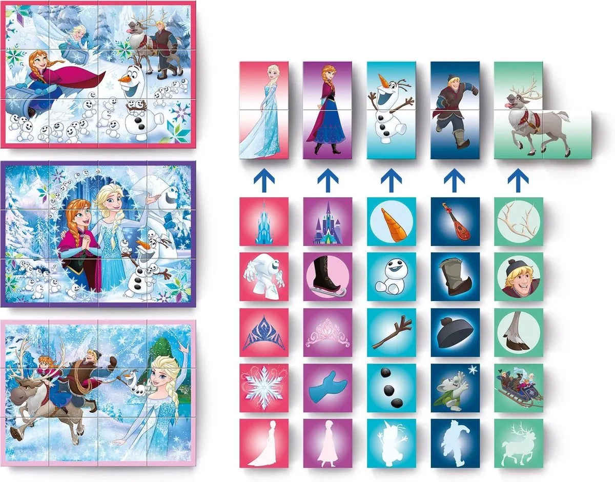 Clementoni Blokken 12 Multi Play Frozen