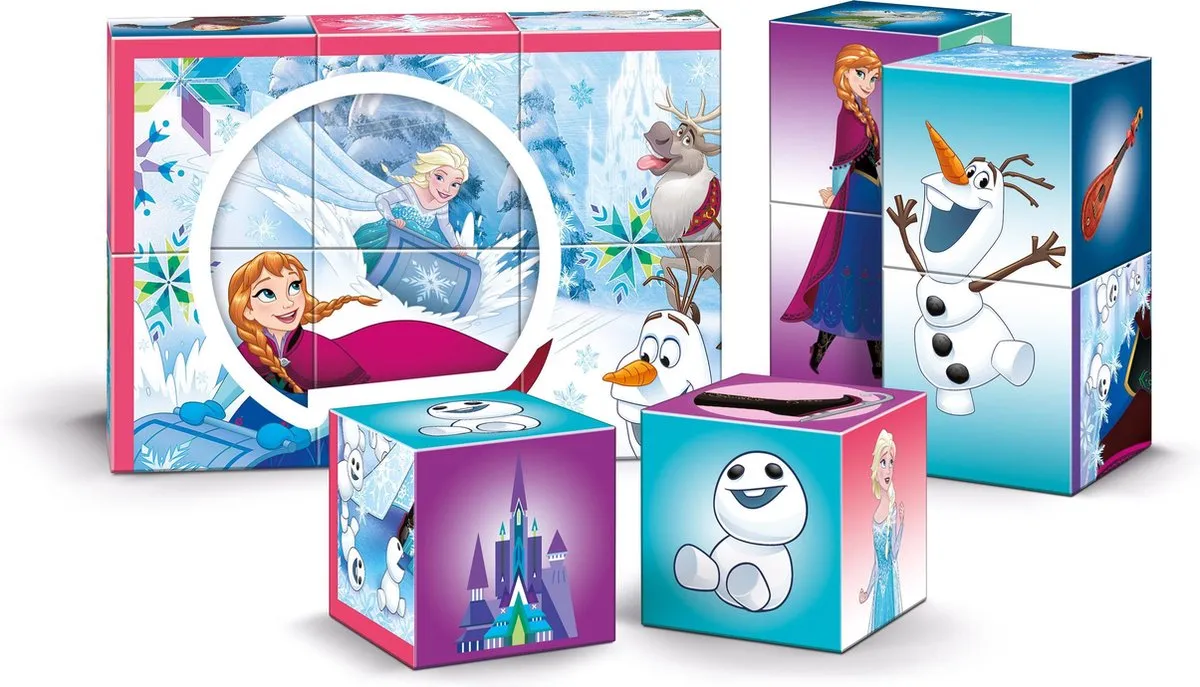 Clementoni Blokken 12 Multi Play Frozen - 12 Stuks