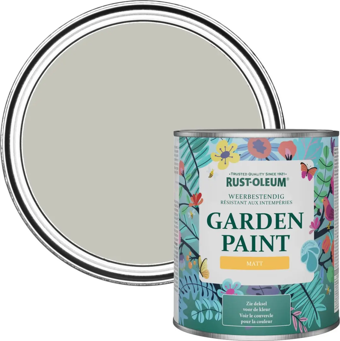 Rust-Oleum Grijs Tuinverf Monaco Mist 750ml