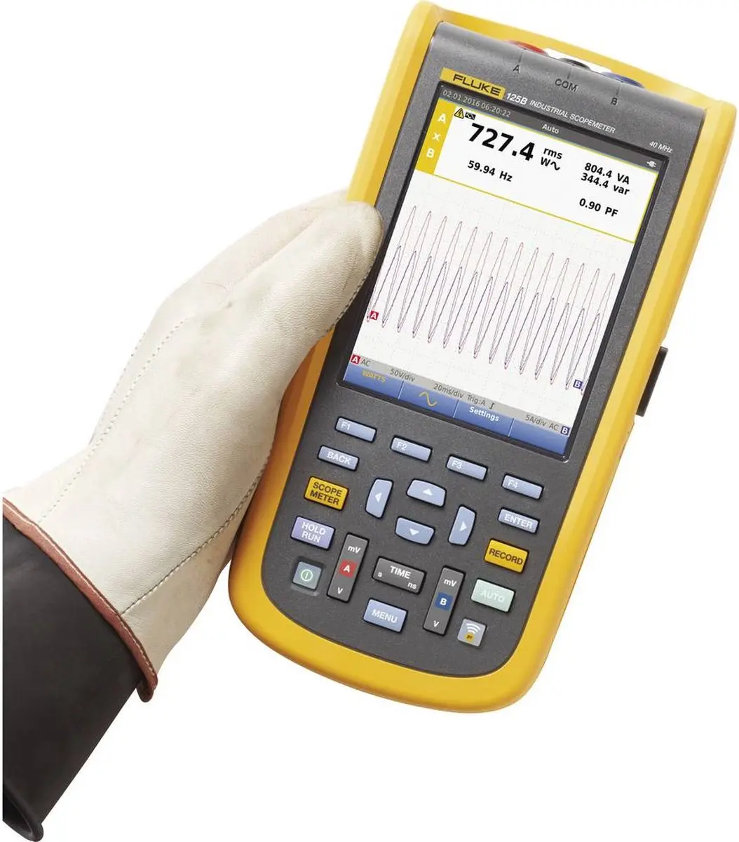 Fluke 125B/EU Handoscilloscoop 40 MHz - 2 Kanalen