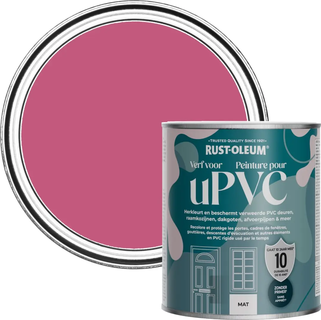 Rust-Oleum Roze Verf voor PVC 750ml