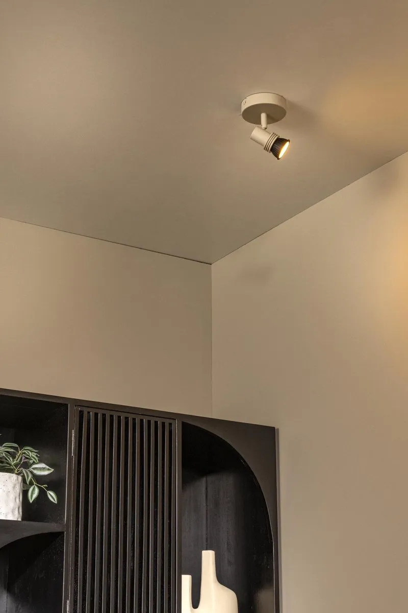 Lucide KIANTI Plafondspot Ø10cm - 1xGU10 Taupe