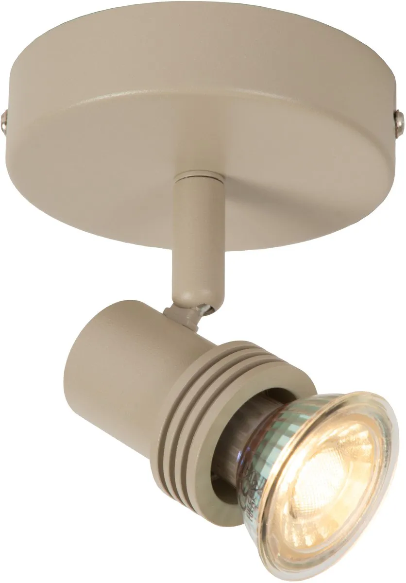 Lucide KIANTI Plafondspot Ø10cm - 1xGU10 Taupe