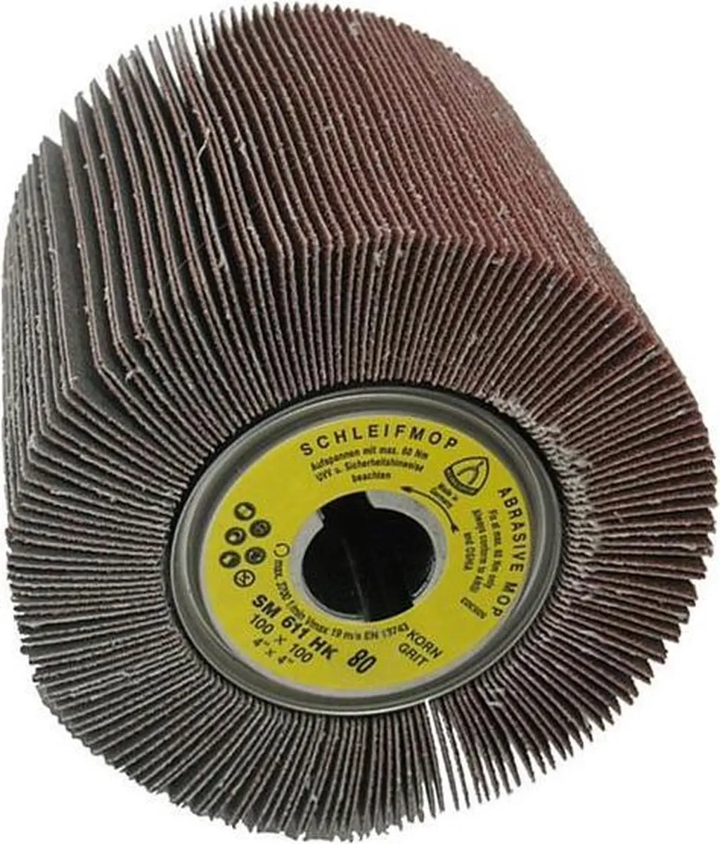 KLINGSPOR Satineerwals SM 611 S 60 bruin