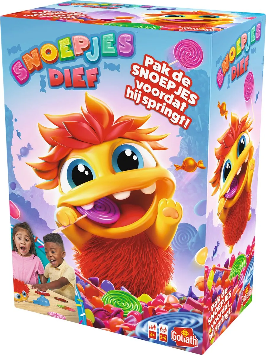 Goliath Snoepjesdief Actiespel - 20 Fiches - 2-4 Spelers