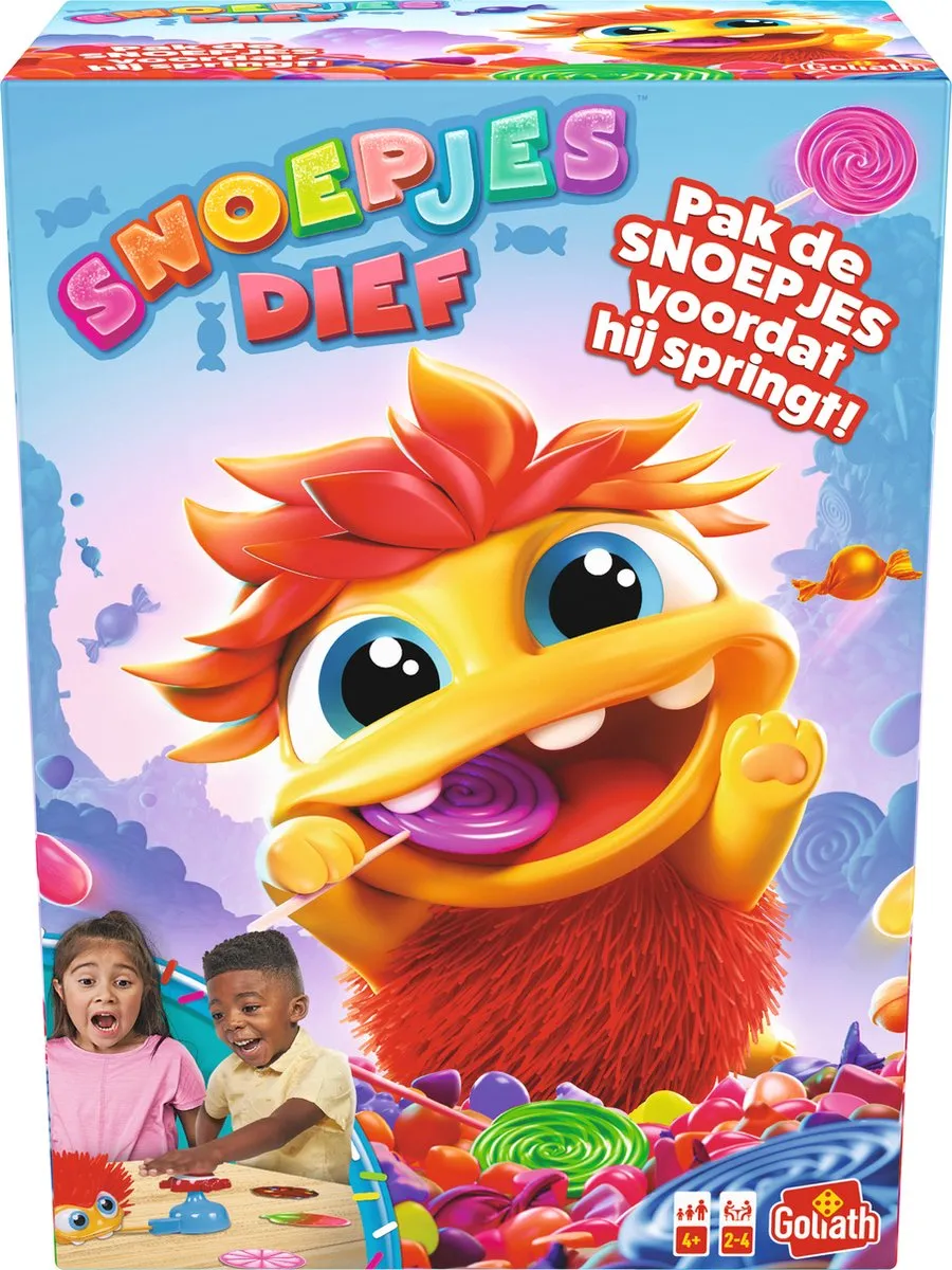 Goliath Snoepjesdief Actiespel - 20 Fiches - 2-4 Spelers