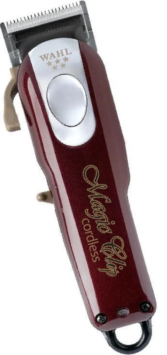 Wahl Magic Clip Cordless Tondeuse - 8 Opzetkammen - Bordeaux/Goud