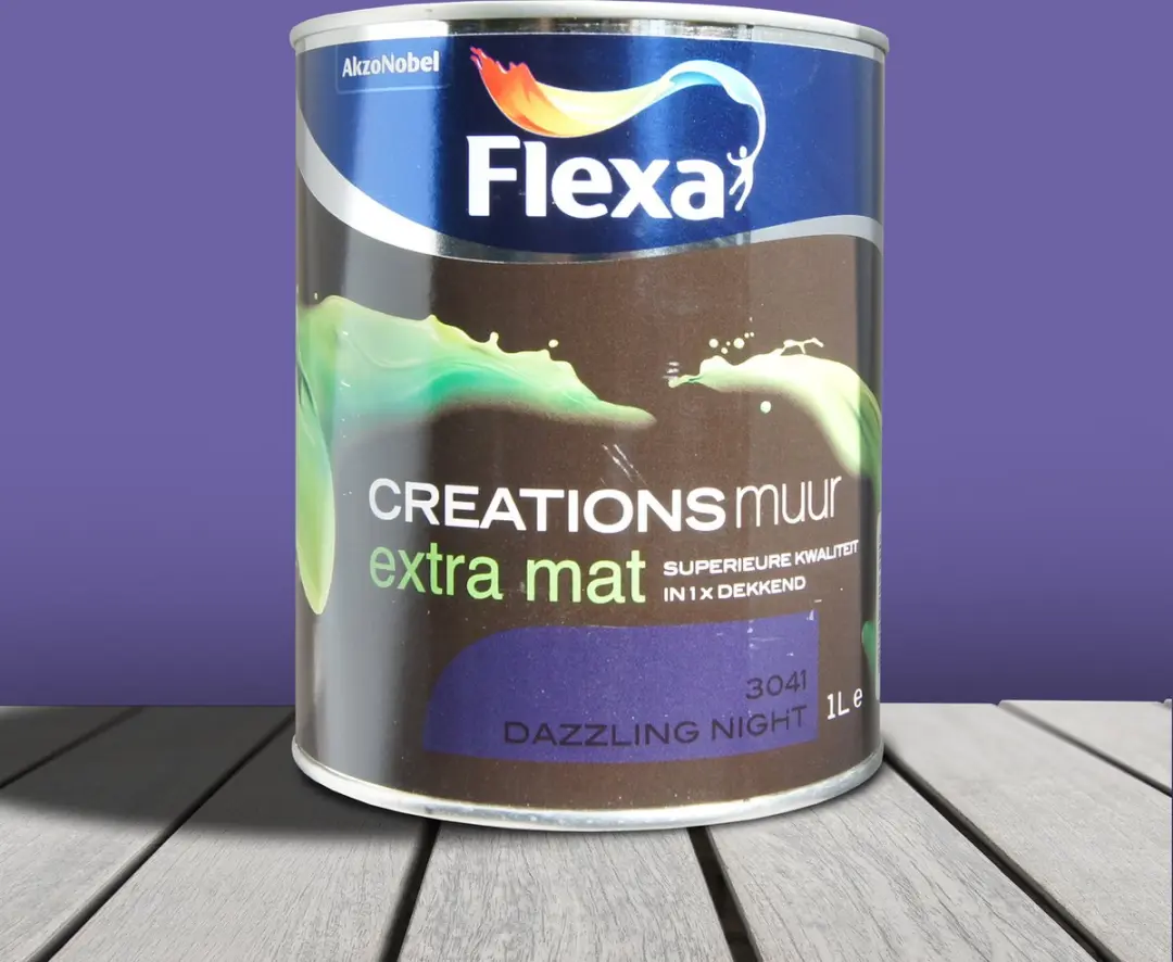 Flexa Creations Muurverf Extra Mat Dazzling Night 2,5L